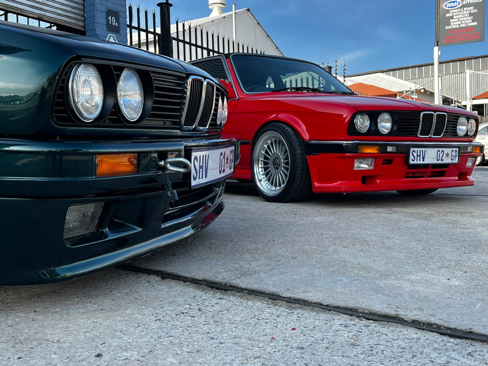 Classic BMWs at Vari Racing